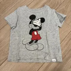 GAP ギャップ　ミッキーマウス Tシャツ 12-18ヶ月 グレーのサムネイル