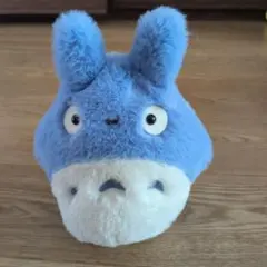 美品 青いトトロ ぬいぐるみ ジブリパーク購入 となりのトトロ