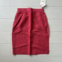 【新品未使用】 AUSTIN REED スカート 9号 タイトスカート 赤