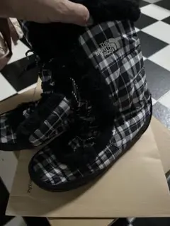 THE NORTH FACE チェック柄スノーブーツ22cm