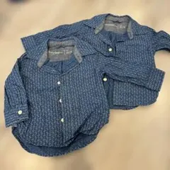 babyGap ドット柄 シャツ 12-18ヶ月　2枚セット