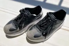 Onitsuka Tiger デレシティ 23cm ブラック グレーのサムネイル