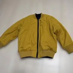 キッズ ジャケット ブルゾン イエロー ネイビー
