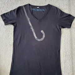 DIESEL Vネック Tシャツ Sサイズ ブラック