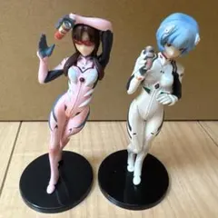エヴァンゲリオン 綾波レイ 真希波マリ フィギュア 2体セットUCC バラ売り可