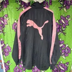 PUMAプーマ　ピンクグレー　トラックジャケット