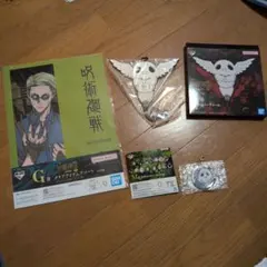 呪術廻戦 一番くじ　七海クリアファイル、コガネラバーチャーム、パンダチャーム