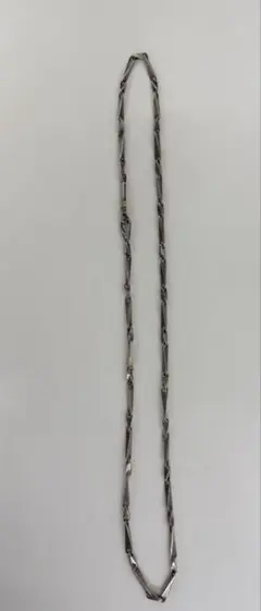ゴールド装飾シルバーネックレス 925 750 - メルカリ