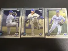 Topps chrome NPB 2025 金丸夢斗&吉田聖弥&森駿太
