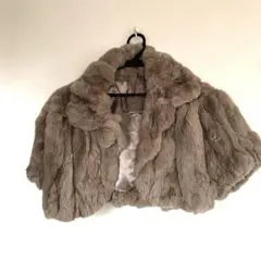 グレーラビットファーボレロ