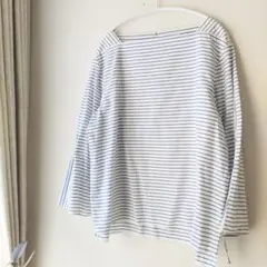 美品23区 カンクリーニ 大きいサイズ 50 ストライプ プルオーバー 