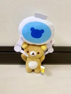 リラックマ クレーンにぶらさがりぶるぶるぬいぐるみ リラックマ