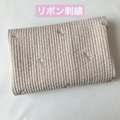 Bonpoint ボンポワン おむつポーチ 白地 水玉模様 チェリー刺繍 - メルカリ
