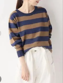 SLOBE IENA スローブイエナ ニットボーダー