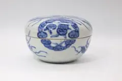 中国 大清康煕年製 青花蓮花文 透蛍手蓋茶碗 V R5197 - メルカリ