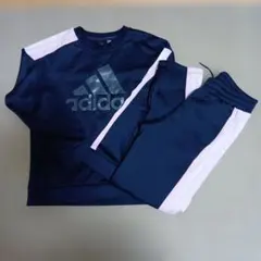 adidas ジャージ上下セット ネイビー/ピンク