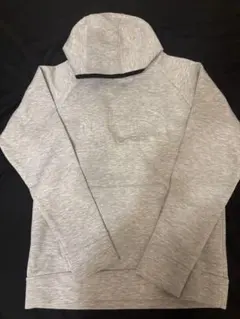 極美品】ノースフェイス テックエアースウェットフーディ エンボスロゴ M グレー