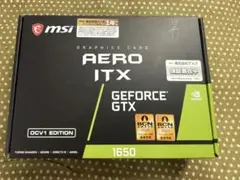 MSI AERO ITX GeForceGTX 1650ドスパラ限定補助電源あり