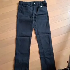 長ズボン ボトムス 黒 ゴムウエスト 160cm