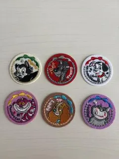 ディズニー キャラクター 刺繍ワッペン 6種セット