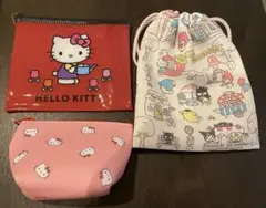 サンリオキャラクターズ　ポーチ　3点セット