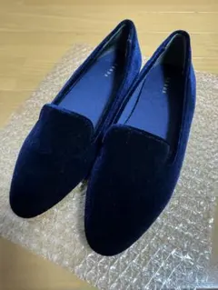 【新品未使用】RANDA ランダ ベロア フラットシューズ