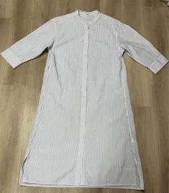 ロングシャツワンピース　LL