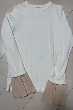 週末限定価格　HOWDY. リブ編み長袖シャツ