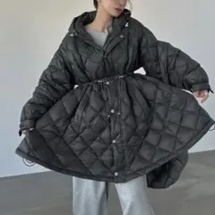 【新品】willfully×TAIONコラボ ダウンコート チャコール M