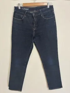無印良品　デニムパンツ SLIM STRAIGHT 27（68.5cm）のサムネイル