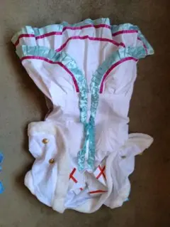 フリルコスプレ衣装、羽織付き。