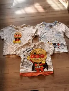 アンパンマン Tシャツ 2枚&長袖1枚の3枚セット