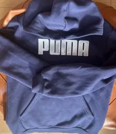PUMA ネイビー パーカー M 未着用
