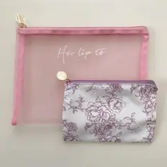 Herlipto BEAUTY × ROSIER POUCH SET