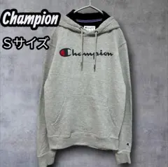 Champion ロゴパーカー グレー USA S 定番人気