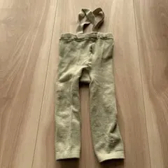 ストラップ付きミントグリーンパンツ