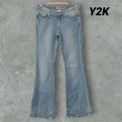 y2k archive grunge GAP フレアデニムパンツ