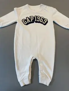 Baby Gap 1969 ホワイトロンパース
