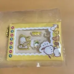韓国 限定 サンリオ キャンディボンボン ポーチ キーリング ポチャッコ