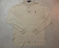 Polo by Ralph Lauren ベージュ 長袖ポロシャツ M