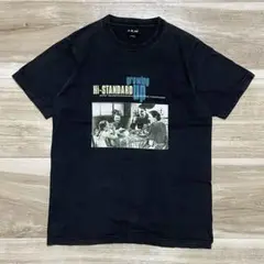 Hi-STANDARD Growing up プリント Tシャツ ブラック　黒