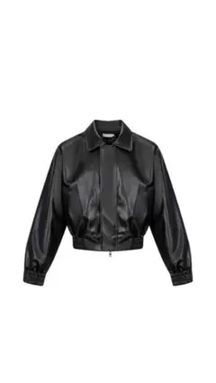 ショート丈　レザージャケット