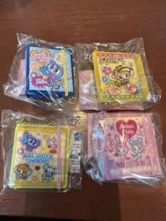 ガチャ⚫︎ナルミヤキャラクターズシールブックマスコット 4種セット(ベリエ他)