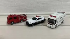 【トミカ 】緊急車両 3台セット 消防車・警視庁パトカー・救急車