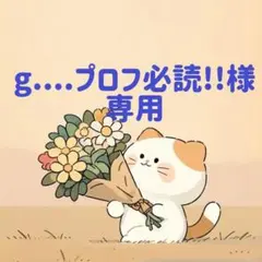 g....プロフ必読!!様　専用(10/22迄)