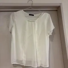 COMME CA ISM 半袖ブラウス ホワイト M
