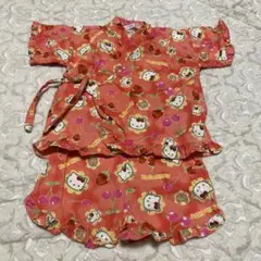 Hello Kitty 甚平 オレンジ 95cm未満