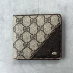 新品未使用】GUCCI 二つ折り財布 GG柄 オールドグッチ 札入れ - メルカリ