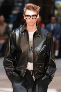 2025年最新】leather jacket sacaiの人気アイテム - メルカリ