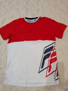 FILA グラフィックTシャツ S 赤/白